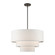 4 Light Bronze Pendant Chandelier (108|55914-07)