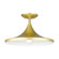 1 Light Soft Gold Semi-Flush with Polished Brass Finish Accents (108|41189-33)