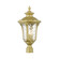 3 Light Soft Gold Outdoor Large Post Top Lantern (108|7859-33)