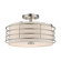 3 Light Brushed Nickel Large Semi-Flush (108|55118-91)