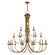 21 Light Antique Gold Leaf Extra Large Chandelier (108|42688-48)