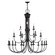 21 Light Black Extra Large Chandelier (108|42688-04)