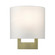 1 Light Antique Brass Petite ADA Sconce (108|42400-01)