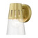 1 Light Soft Gold Outdoor Small Wall Lantern (108|27971-33)