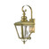 2 Light Antique Brass Outdoor Medium Wall Lantern with Brushed Nickel Finish Cluster (108|27372-01)