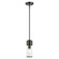 1 Light Black Chrome Mini Pendant (108|17140-46)