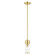 1 Light Satin Brass Mini Pendant (108|17140-12)