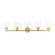5 Light Polished Brass Large Vanity Sconce (108|16785-02)