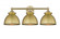 Adirondack - 3 Light - 26 inch - Brushed Brass - Bath Vanity Light (3442|616-3W-BB-M14-BB)