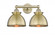 Adirondack - 2 Light - 17 inch - Antique Brass - Bath Vanity Light (3442|616-2W-AB-M14-AB)