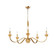 Sabine Small Chandelier with gold Finish (5578|H20105M-5GD)