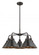 Ballston Urban - 5 Light - 27 inch - Oil Rubbed Bronze - Chandelier (3442|916-5CR-OB-M10-OB)