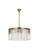 Sydney 31.5 Inch Round Crystal Chandelier in Satin Gold (758|1208D31SG/RC)