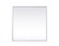 Metal Frame Square Mirror 48 inch in Silver (758|MR44848S)
