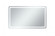 Genesis 42in x 72in soft edge LED mirror (758|MRE34272)