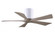 Irene-5H three-blade flush mount paddle fan in Matte White finish with 42” Gray Ash  tone blades (230|IR5H-WH-GA-42)