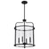 Yorktown 4 Light Pendant; Matte Black Finish; Clear Glass (81|60/7946)