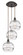 Rochester - 3 Light - 17 inch - Oil Rubbed Bronze - Cord hung - Multi Pendant (3442|113B-3P-OB-G556-10CL)