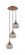 Athens Deco Swirl - 3 Light - 12 inch - Antique Copper - Cord hung - Multi Pendant (3442|113B-3P-AC-G1213-6SM)