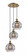 Rochester - 3 Light - 15 inch - Antique Brass - Cord hung - Multi Pendant (3442|113B-3P-AB-G556-8SM)