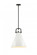 Newton Cone - 1 Light - 14 inch - Matte Black - Multi Pendant (3442|410-1SL-BK-M411-14W)