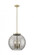 Athens Deco Swirl - 3 Light - 16 inch - Antique Brass - Cord hung - Pendant (3442|221-3S-AB-G1213-16SM)