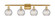Athens - 4 Light - 36 inch - Satin Gold - Bath Vanity Light (3442|516-4W-SG-G122C-6CL)