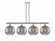 Rochester - 4 Light - 50 inch - Polished Chrome - Stem hung - Island Light (3442|516-4I-PC-G556-12SM)