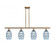 Vaz - 4 Light - 48 inch - Brushed Brass - Stem hung - Island Light (3442|516-4I-BB-G557-6BL)