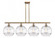 Rochester - 4 Light - 50 inch - Brushed Brass - Cord hung - Island Light (3442|516-4I-BB-G556-12CL)