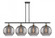 Rochester - 4 Light - 50 inch - Black Antique Brass - Cord hung - Island Light (3442|516-4I-BAB-G556-12SM)