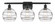 Rochester - 3 Light - 28 inch - Matte Black - Bath Vanity Light (3442|516-3W-BK-G556-8CL)