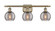 Athens Deco Swirl - 3 Light - 26 inch - Antique Brass - Bath Vanity Light (3442|516-3W-AB-G1213-6SM)