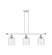 Bella - 3 Light - 36 inch - White Polished Chrome - Cord hung - Island Light (3442|516-3I-WPC-G558-6SDY)