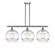 Rochester - 3 Light - 39 inch - Brushed Satin Nickel - Cord hung - Island Light (3442|516-3I-SN-G556-12CL)