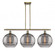 Rochester - 3 Light - 39 inch - Antique Brass - Cord hung - Island Light (3442|516-3I-AB-G556-12SM)