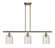 Cobbleskill - 3 Light - 36 inch - Antique Brass - Cord hung - Island Light (3442|516-3I-AB-G112C-5CL)