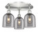 Bella - 3 Light - 17 inch - Satin Nickel - Flush Mount (3442|516-3C-SN-G558-6SM)