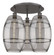 Vaz - 3 Light - 22 inch - Oil Rubbed Bronze - Semi-Flush Mount (3442|516-3C-OB-G557-10SM)