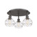 Rochester - 3 Light - 18 inch - Oil Rubbed Bronze - Semi-Flush Mount (3442|516-3C-OB-G556-6CL)