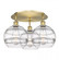 Rochester - 3 Light - 22 inch - Brushed Brass - Semi-Flush Mount (3442|516-3C-BB-G556-10CL)