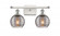 Athens Deco Swirl - 2 Light - 16 inch - White Polished Chrome - Bath Vanity Light (3442|516-2W-WPC-G1213-6SM)