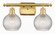 Athens - 2 Light - 16 inch - Satin Gold - Bath Vanity Light (3442|516-2W-SG-G122C-6CL)