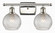 Athens - 2 Light - 16 inch - Polished Nickel - Bath Vanity Light (3442|516-2W-PN-G122C-6CL)