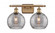 Athens Deco Swirl - 2 Light - 18 inch - Brushed Brass - Bath Vanity Light (3442|516-2W-BB-G1213-8SM)