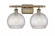 Athens - 2 Light - 18 inch - Antique Brass - Bath Vanity Light (3442|516-2W-AB-G122C-8CL)