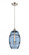 Vaz - 1 Light - 8 inch - Brushed Satin Nickel - Cord hung - Mini Pendant (3442|516-1P-SN-G557-8BL)