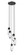 5 Light Chandelier (276|651P-5R-MB)