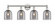 Bella - 4 Light - 33 inch - Polished Nickel - Bath Vanity Light (3442|616-4W-PN-G558-6SM)