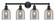 Bella - 4 Light - 33 inch - Matte Black - Bath Vanity Light (3442|616-4W-BK-G558-6SM)